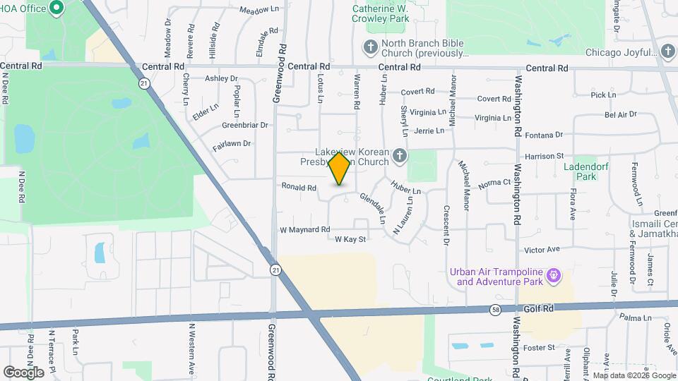 244 Glendale Rd Map and Location Details