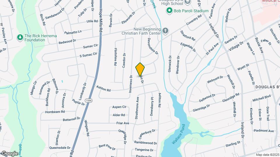 1602 Camelot Dr Map and Location Details