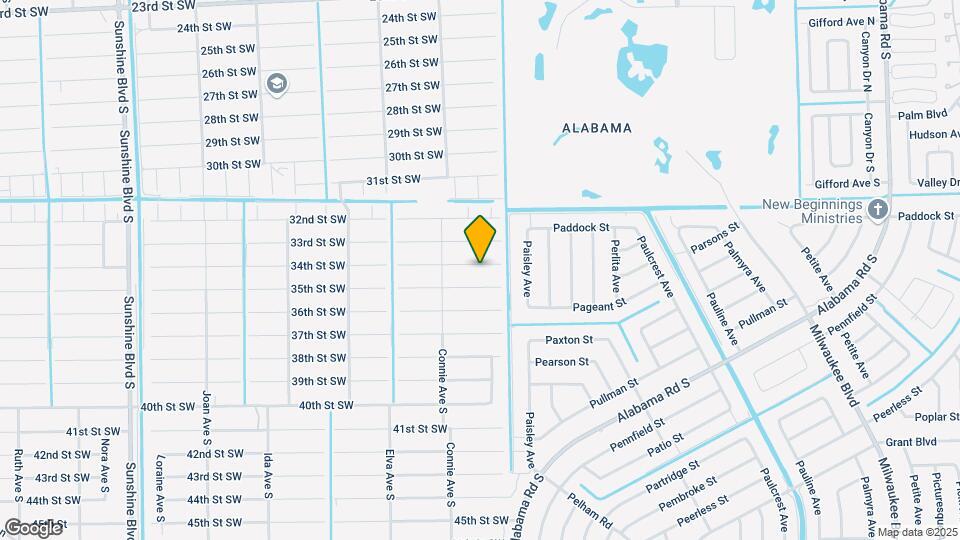 2507 34th St SW Map and Location Details