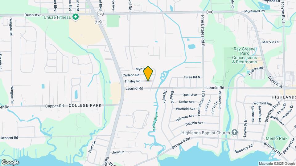 2822 Tinsley Rd Map and Location Details