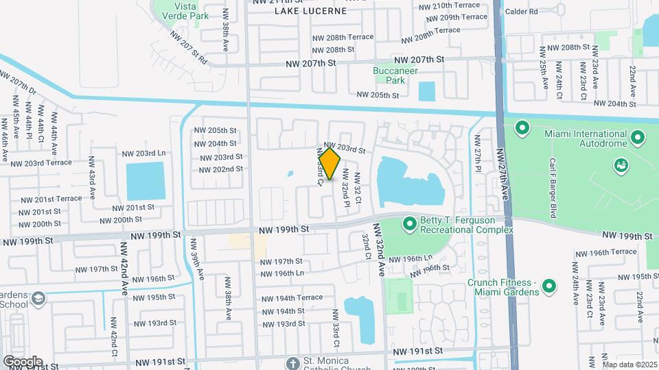 20200 NW 33rd Ave Map and Location Details