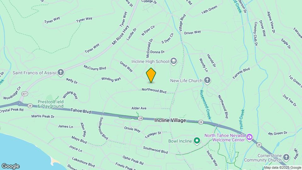 866 Northwood Dr Map and Location Details