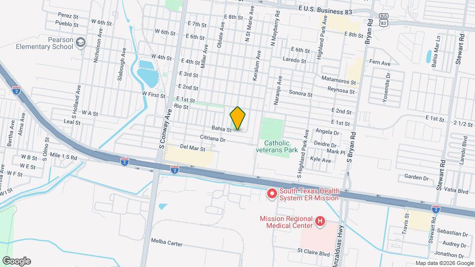 422 Bahia St Map and Location Details