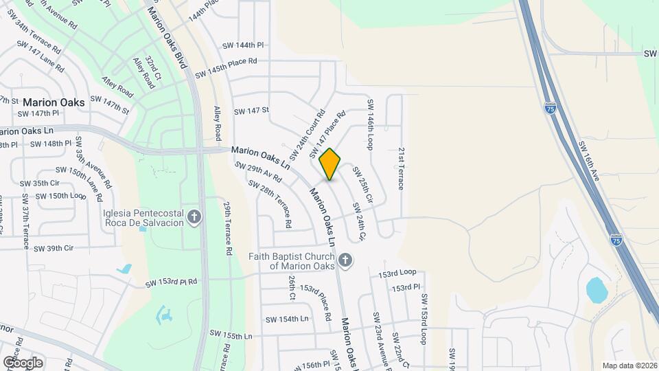 14889 SW 24th Cir Map and Location Details