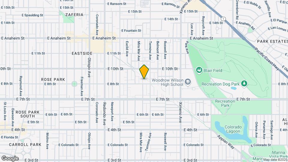 800 Mira Mar Ave Mapa y Detalles de la Ubicación