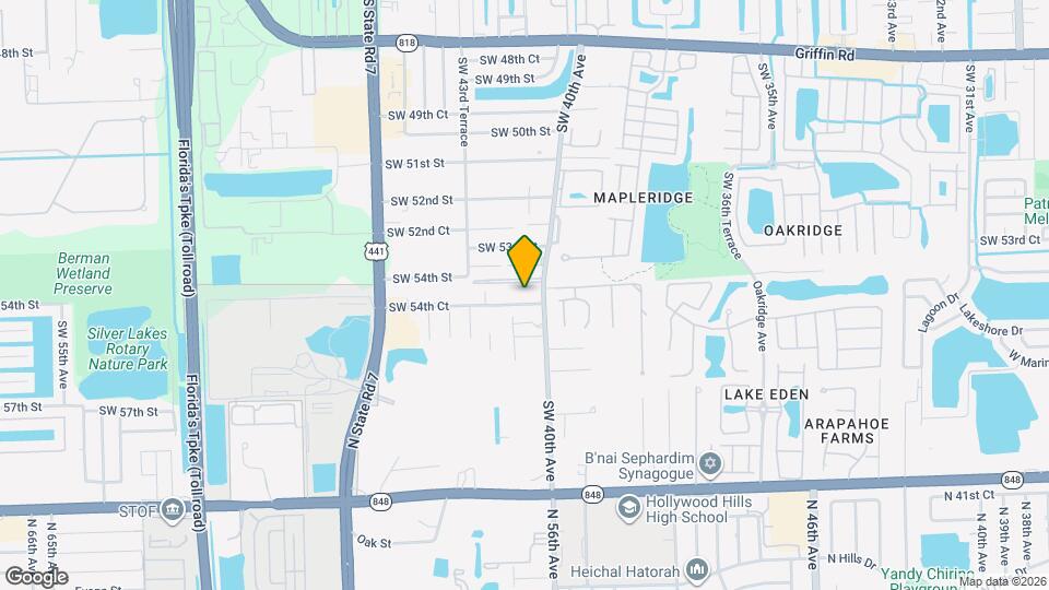 4031 SW 54th Ct Mapa y Detalles de la Ubicación