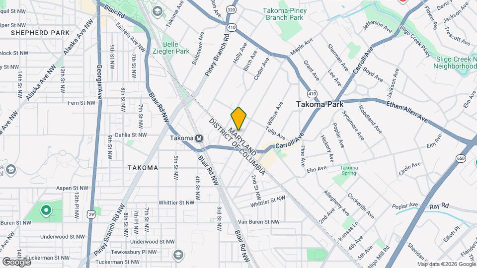 7106 Maple Ave Map and Location Details