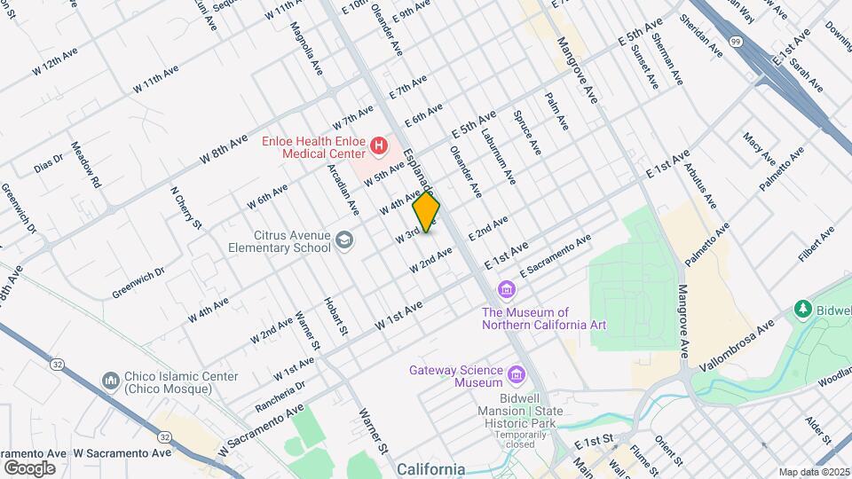 1244 Magnolia Ave Mapa y Detalles de la Ubicación