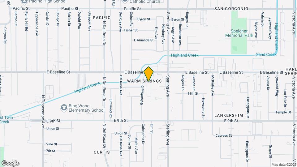 7372 Elm St Map and Location Details
