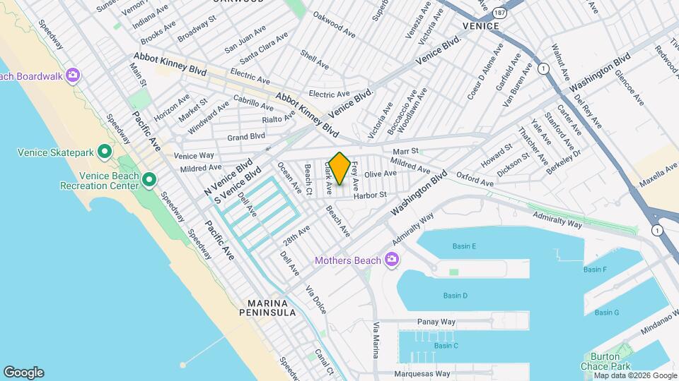 2425 Clement Ave Map and Location Details