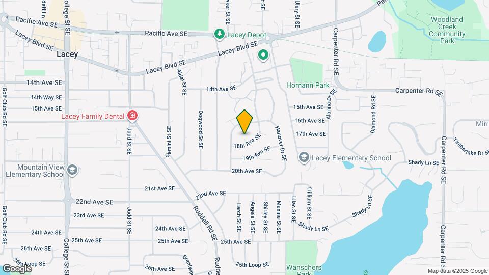 1605 16th Ct SE Map and Location Details