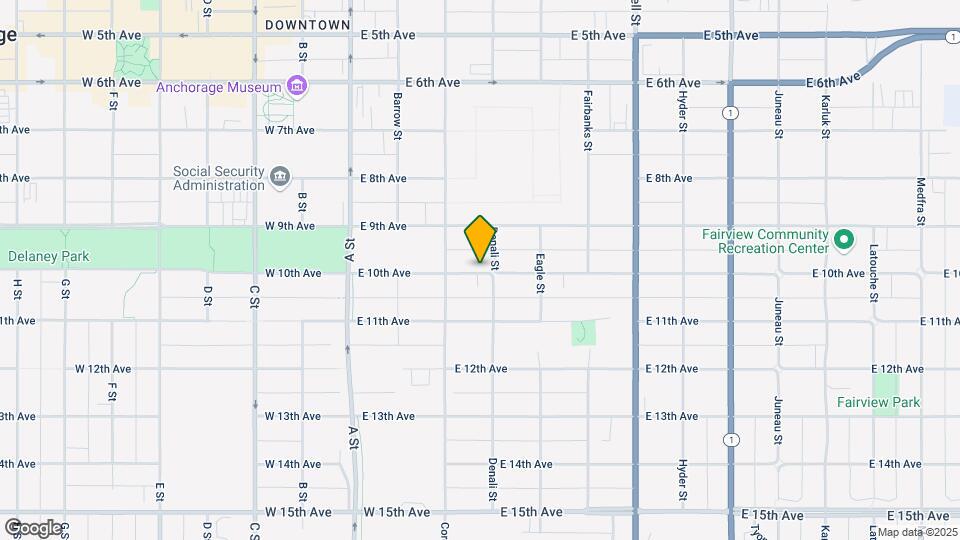 337 E 10th Ave Map and Location Details