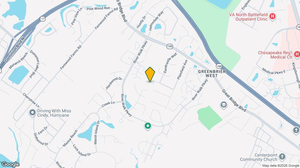 504 Sandcastle Ct Map and Location Details