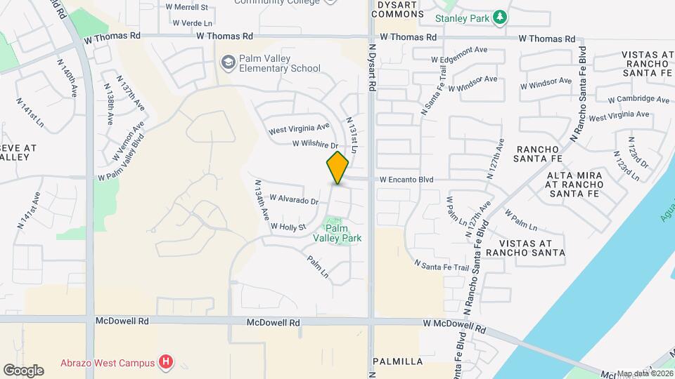 13195 W Cypress St Map and Location Details