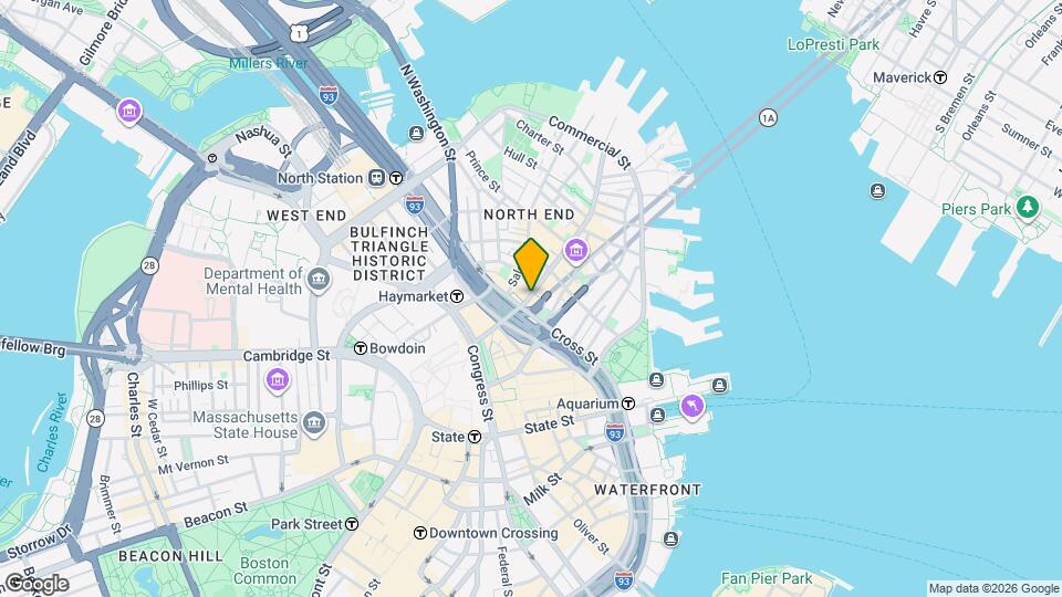 225 Hanover St Map and Location Details