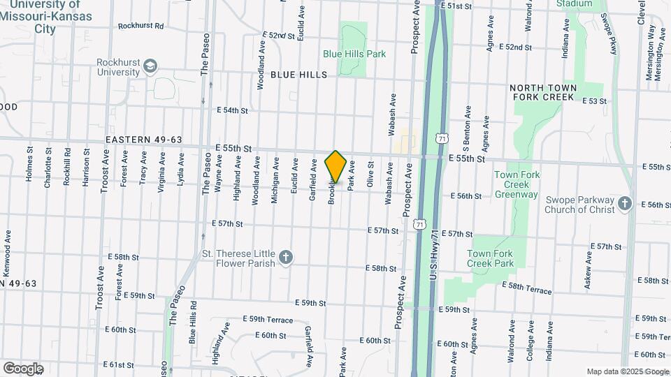5545 Brooklyn Ave Mapa y Detalles de la Ubicación