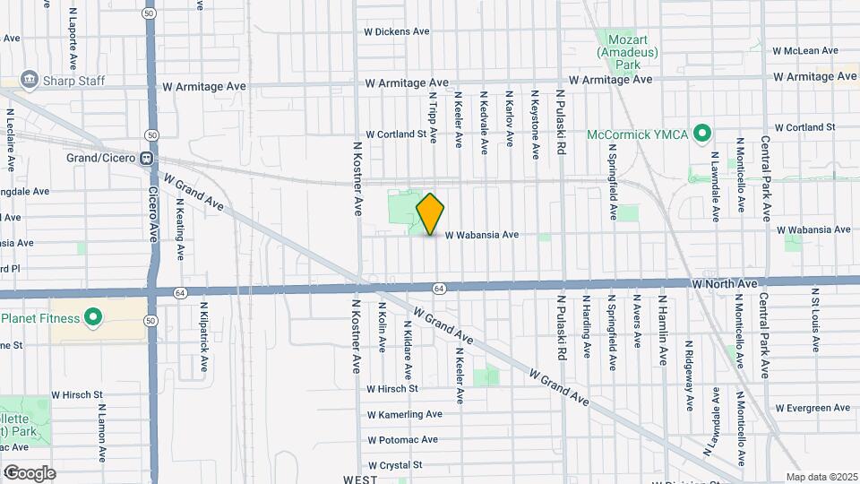 1650 N Tripp Ave Map and Location Details