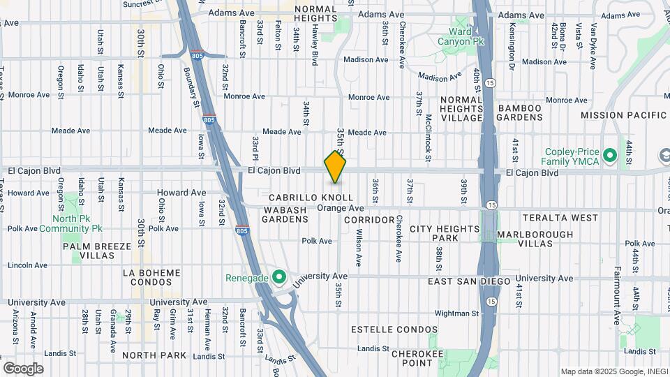 4252 35th St Map and Location Details