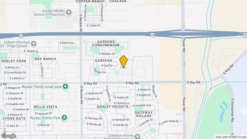 1493 S Jacana Ln Map and Location Details