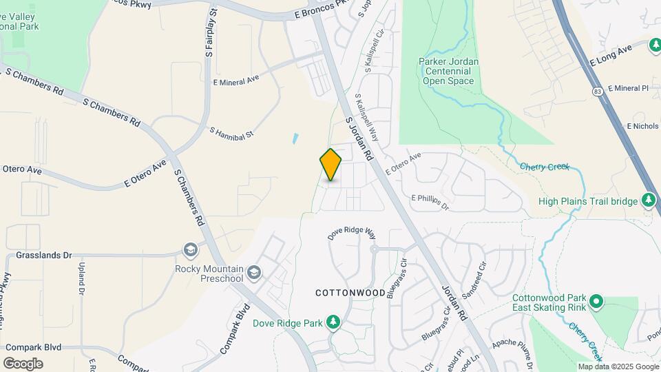 15797 E Otero Ave Map and Location Details