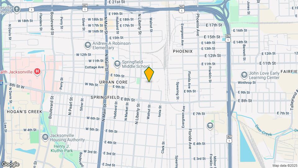 1924 Walnut St Map and Location Details