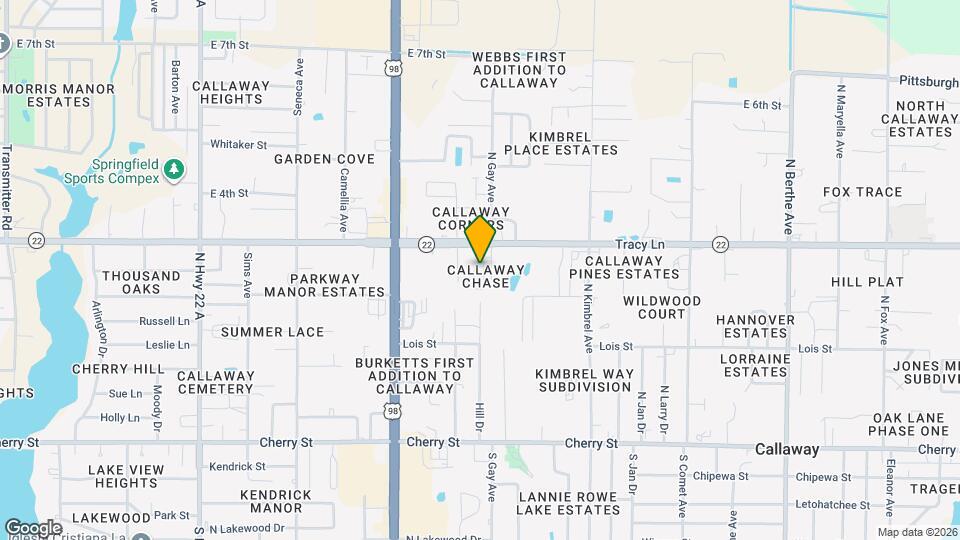 5899 N Tyndall Pkwy Map and Location Details
