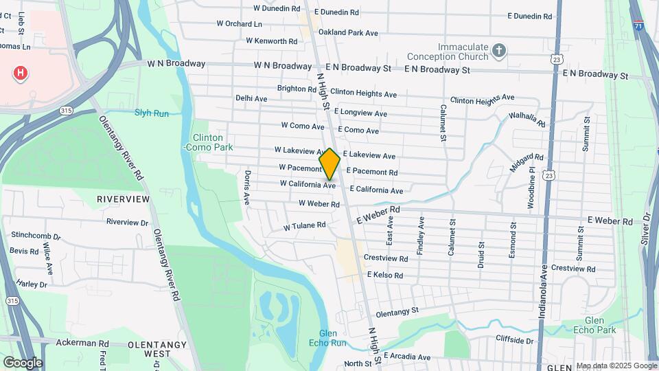 26 W California Ave Map and Location Details