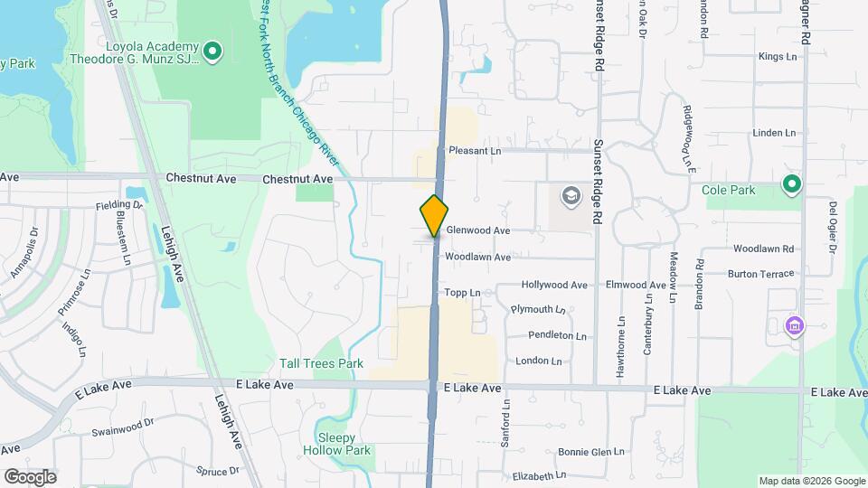 1640 Waukegan Rd Map and Location Details