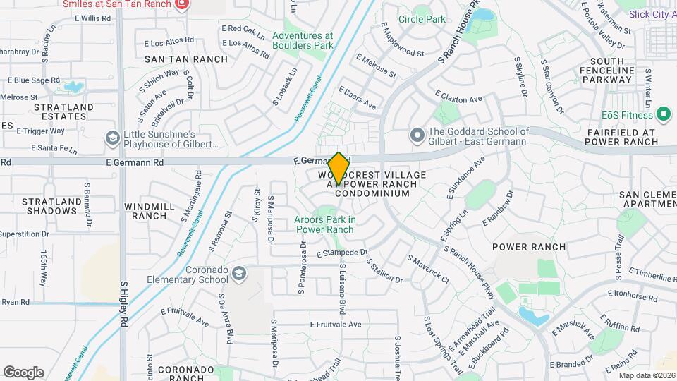 3810 E Chickadee Rd Map and Location Details