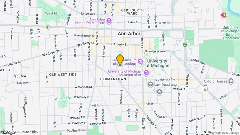 436 S Division St Map and Location Details
