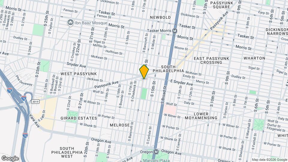 2119 S 16th St, Unit 2nd floor Map and Location Details