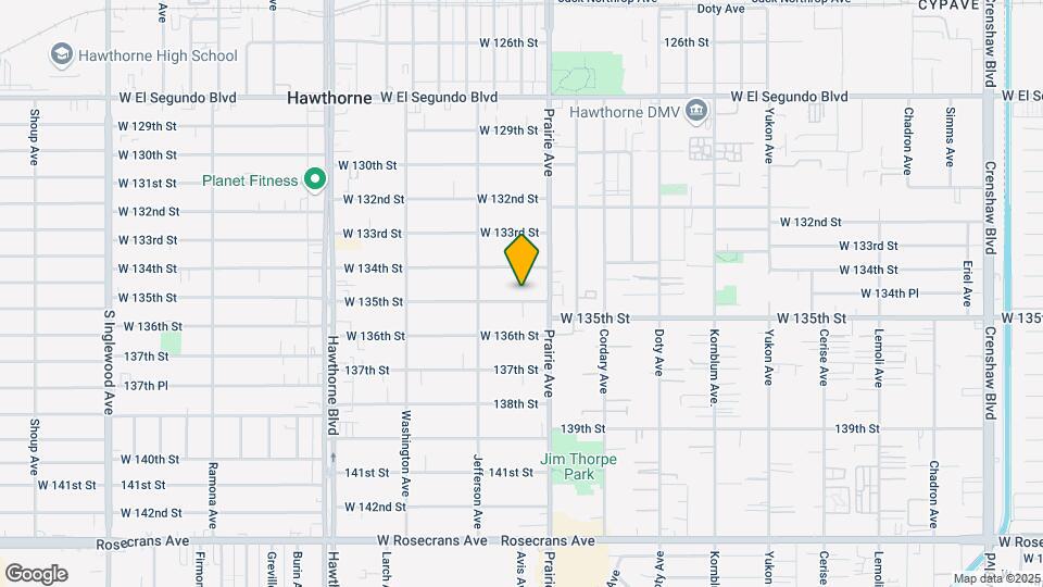 4051 W 135th St Map and Location Details
