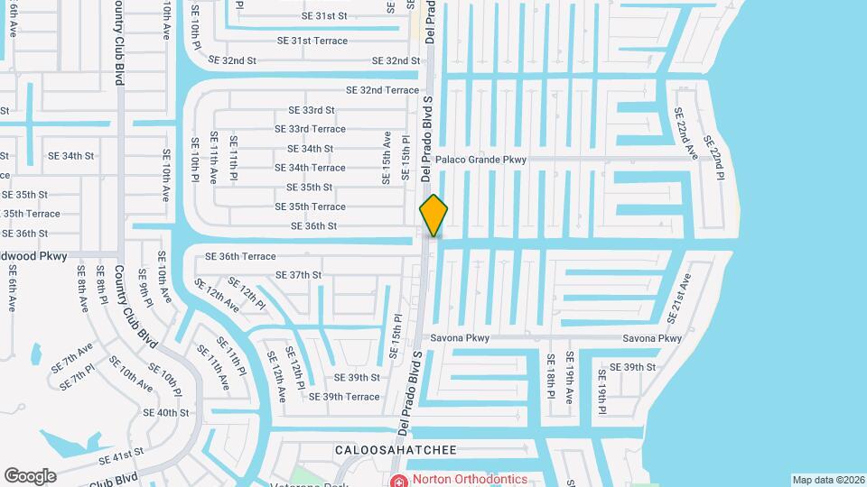3613 Del Prado Blvd S Mapa y Detalles de la Ubicación