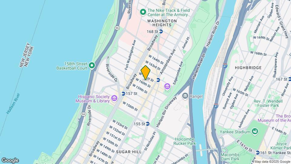 519 W 160th St Map and Location Details