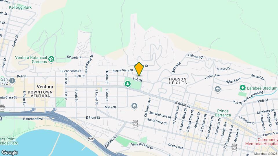 1407 Poli St. & 124 Aliso Mapa y Detalles de la Ubicación