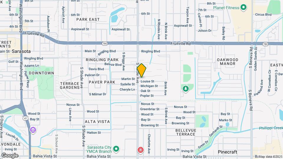 2825 Louise St Mapa y Detalles de la Ubicación