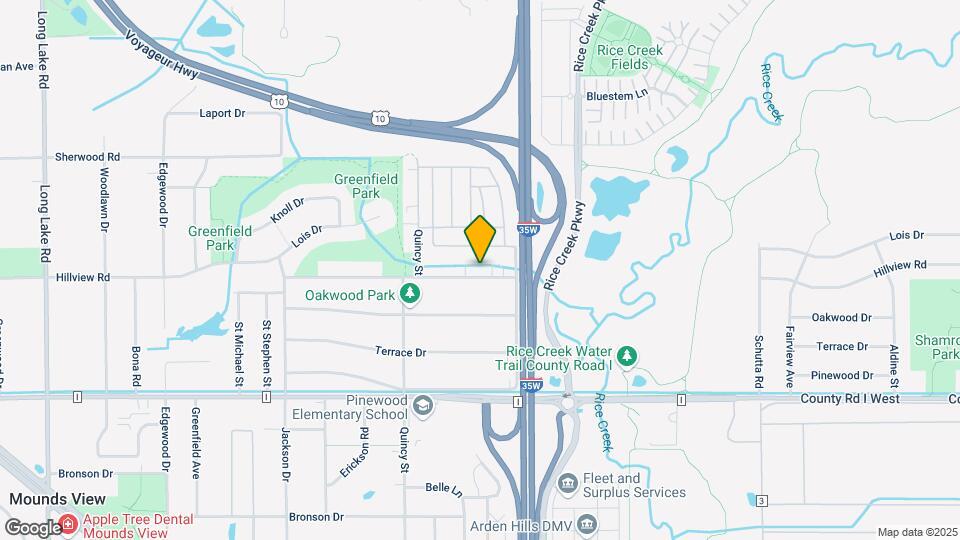 2081 Hillview Rd Map and Location Details