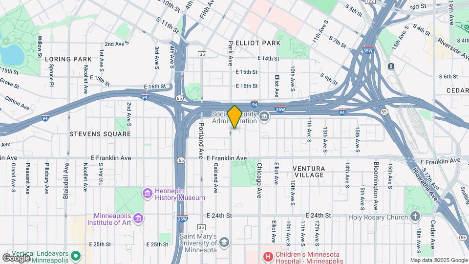 1825 Park Ave, Unit 1 Mapa y Detalles de la Ubicación