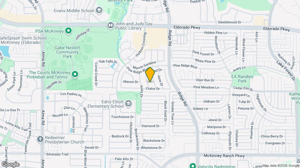 3605 Maddock Dr Map and Location Details