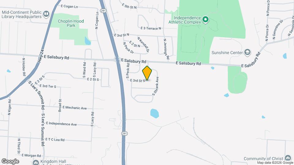 16929 E 3rd St S Map and Location Details