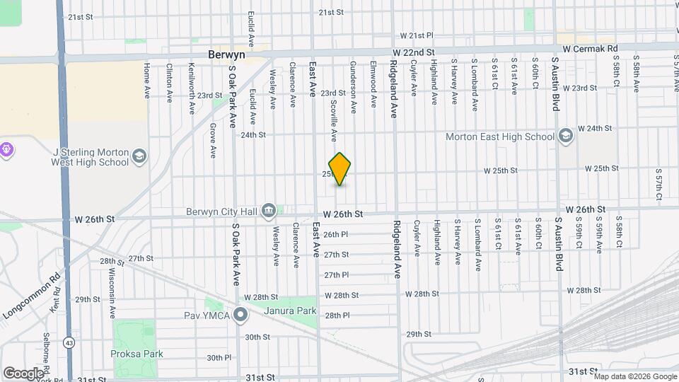 2519 Scoville Ave Map and Location Details