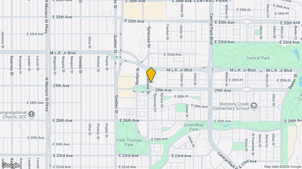 2958 S Syracuse St Map and Location Details