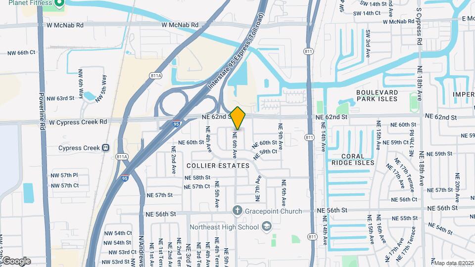 6030 NE 6th Ave Map and Location Details