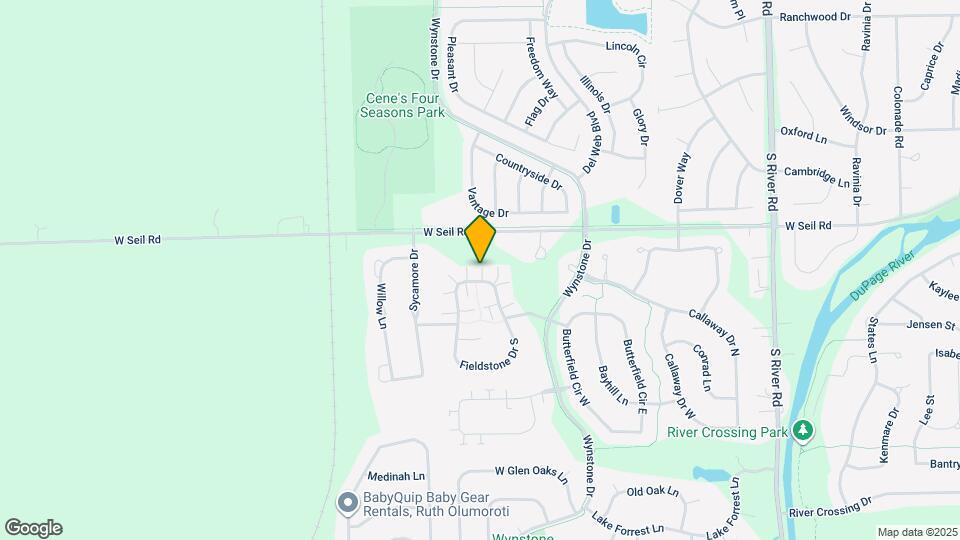 1710 Fieldstone Dr N Map and Location Details