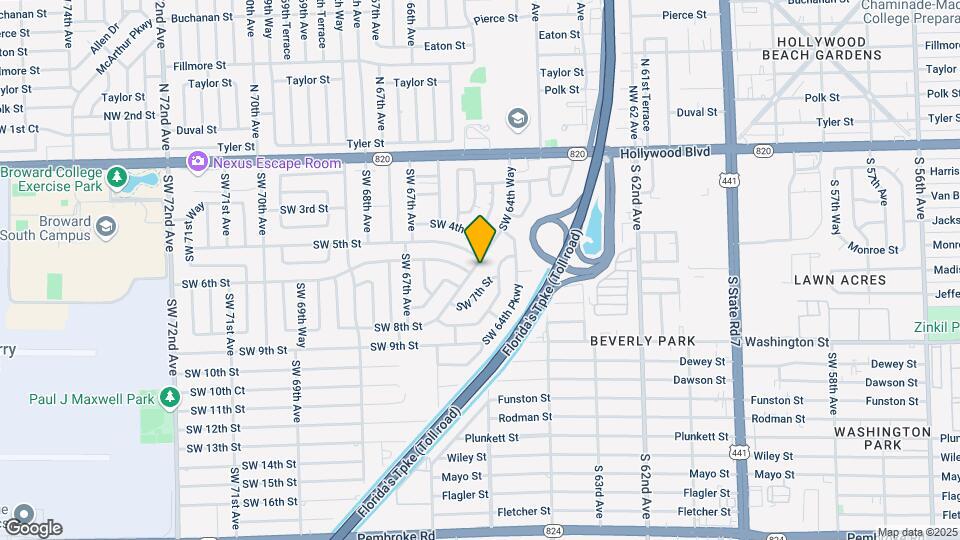 521 SW 64th Way Map and Location Details