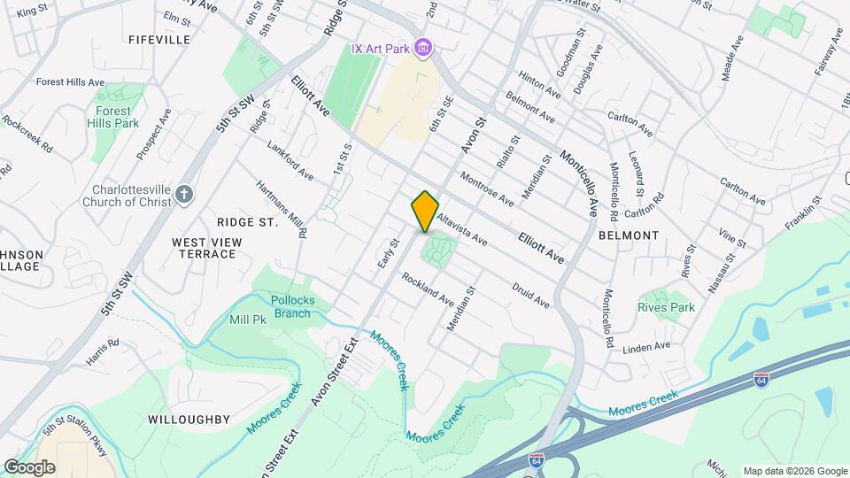 704 Druid Ave Map and Location Details