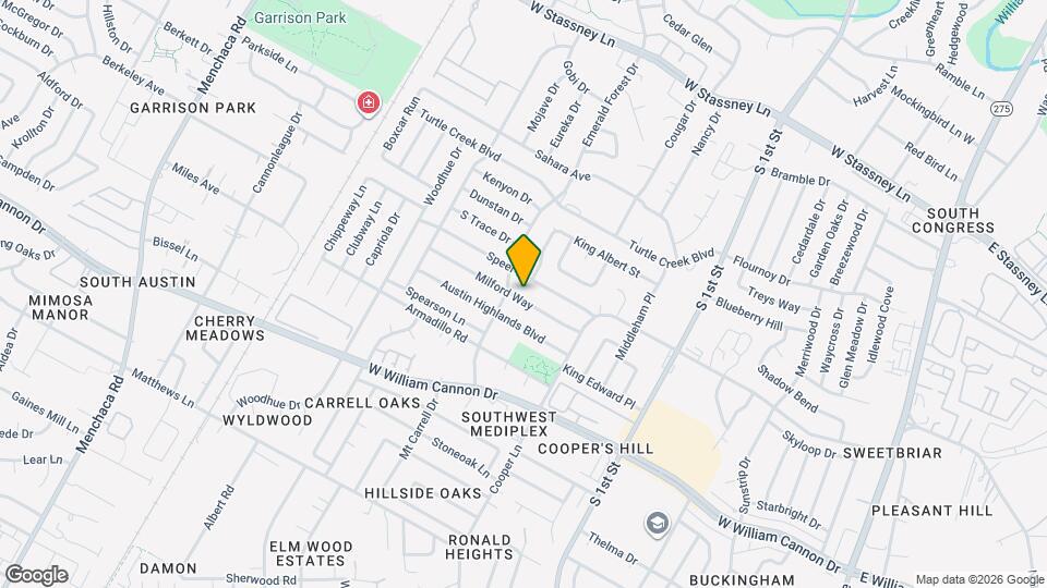 1012 Milford Way Map and Location Details