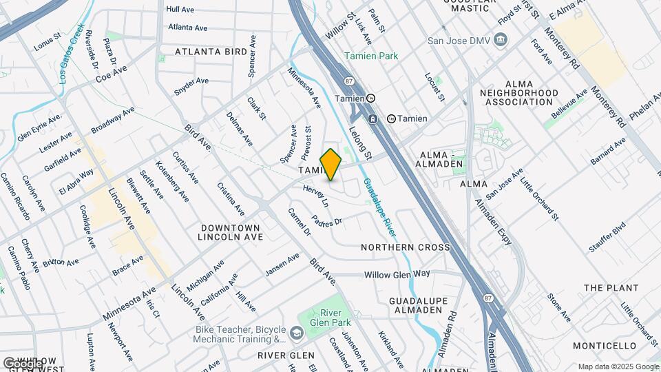 1436 Capurso Way, Unit Willow Glen Condo Mapa y Detalles de la Ubicación