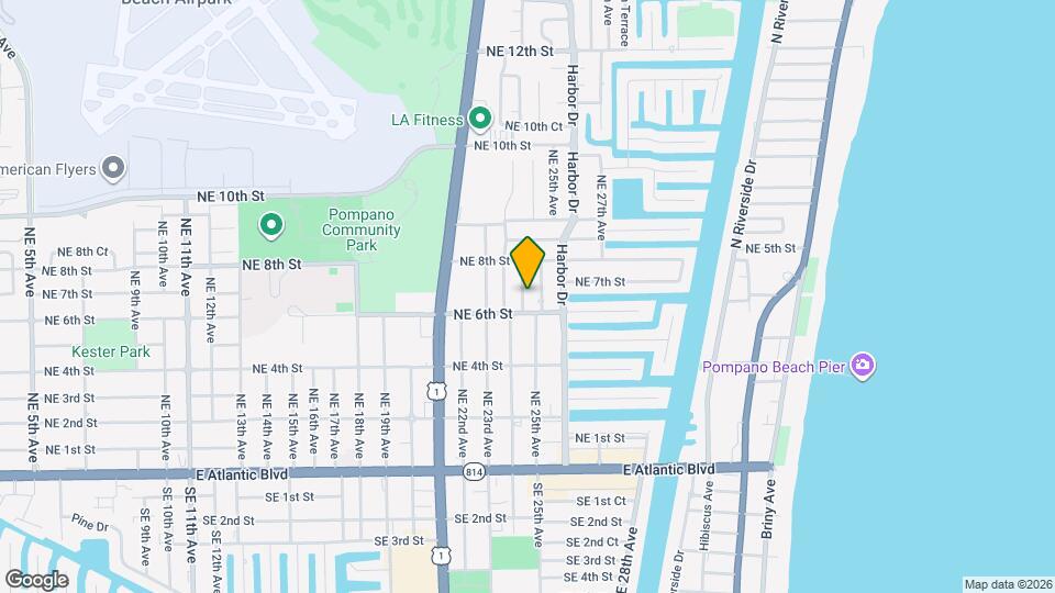 608 NE 24th Ave Mapa y Detalles de la Ubicación