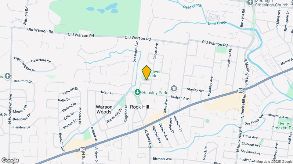 9907 Gilbrook Ave Map and Location Details